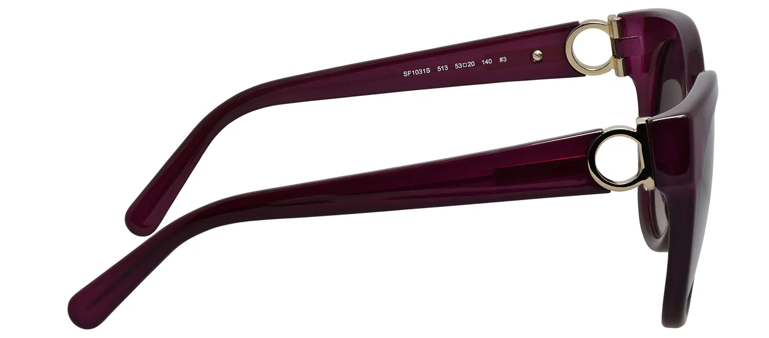 Salvatore Ferragamo SF 1031S 513 Cat Eye Plastic Purple Sunglasses with Purple Gradient Lens sold by Gaffos product image thumbnail 3