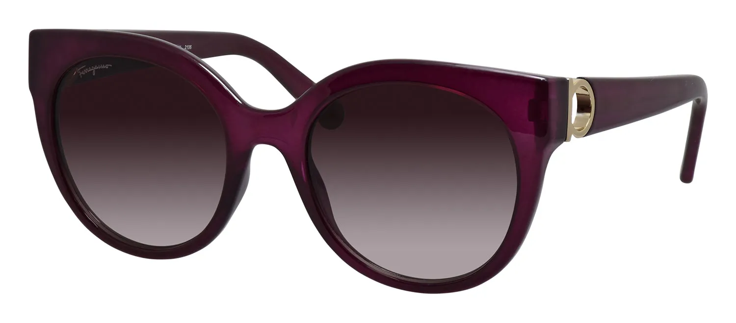 Salvatore Ferragamo SF 1031S 513 Cat Eye Plastic Purple Sunglasses with Purple Gradient Lens sold by Gaffos product image thumbnail 2