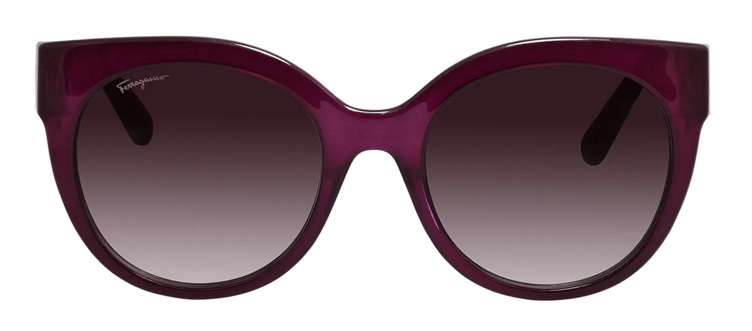 Salvatore Ferragamo SF 1031S 513 Cat Eye Plastic Purple Sunglasses with Purple Gradient Lens sold by Gaffos
