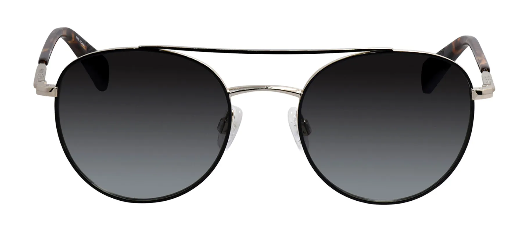 Rag & Bone RNB 5050/G/S 807 Round Metal Black Sunglasses with Grey Gradient Lens sold by Gaffos