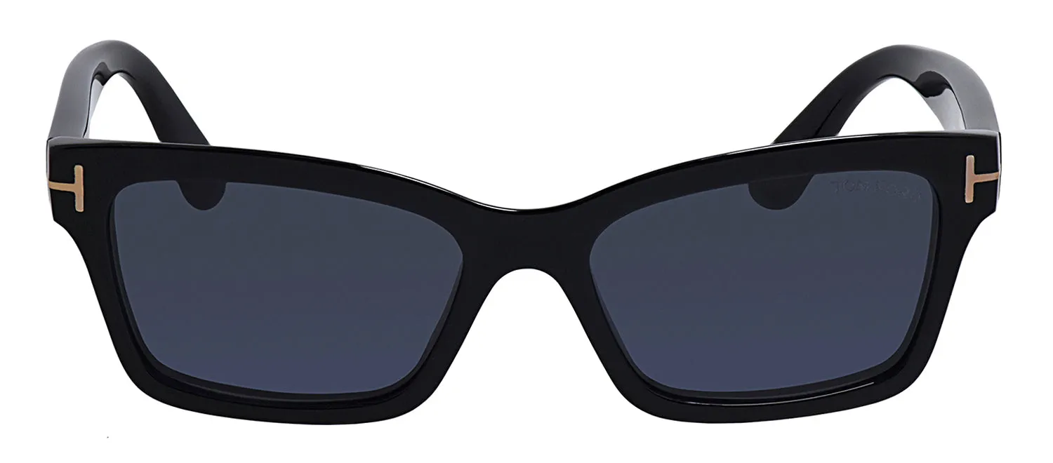 Tom Ford FT 1085 01A Cat Eye Acetate Black Sunglasses with Smoke Classic Lens sold by Gaffos