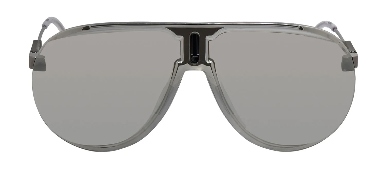 Carrera CA SUPERCHAMPION 6LB Wrap Plastic Ruthenium Sunglasses with Silver Mirror Lens sold by Gaffos