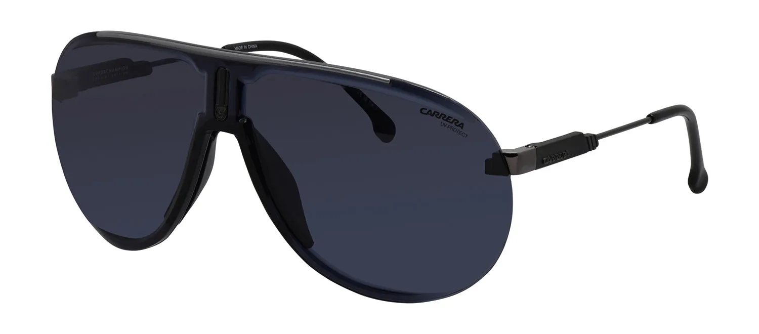 Carrera CA SUPERCHAMPION V81 Wrap Plastic Black Sunglasses with Grey Solid Color Lens sold by Gaffos product image thumbnail 2