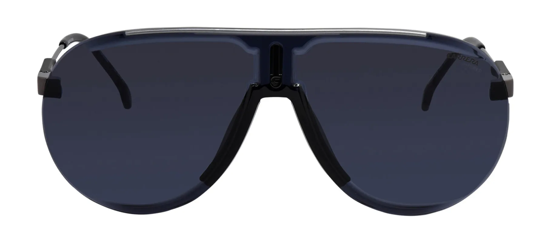 Carrera CA SUPERCHAMPION V81 Wrap Plastic Black Sunglasses with Grey Solid Color Lens sold by Gaffos