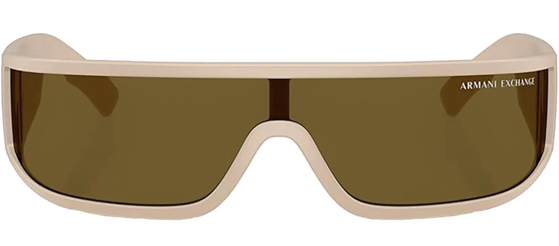 Armani Exchange AX 4153SU 836173 Wrap Plastic Beige Sunglasses with Brown Lens sold by Gaffos