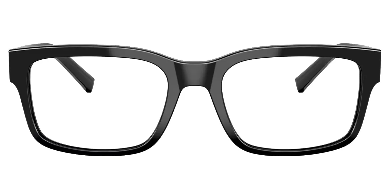 Dolce & Gabbana DG 3352 501 Rectangle Plastic Black Eyeglasses with Logo Stamped Demo Lenses sold by Gaffos