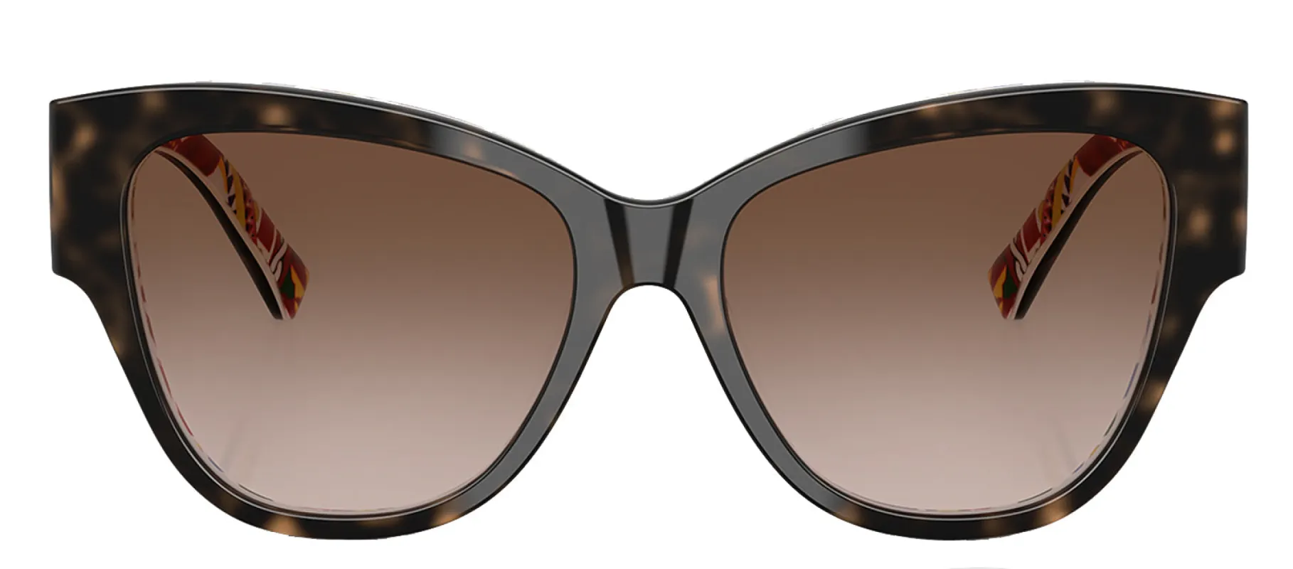 Dolce & Gabbana DG 4449 321713 Butterfly Plastic Havana Sunglasses with Brown Gradient Lens sold by Gaffos