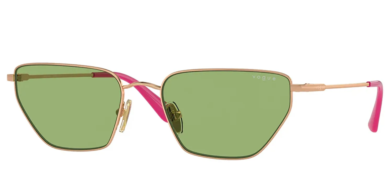 Vogue Eyewear VO 4316S 5152/2 Irregular Metal Gold Sunglasses with Green Lens sold by Gaffos product image thumbnail 2