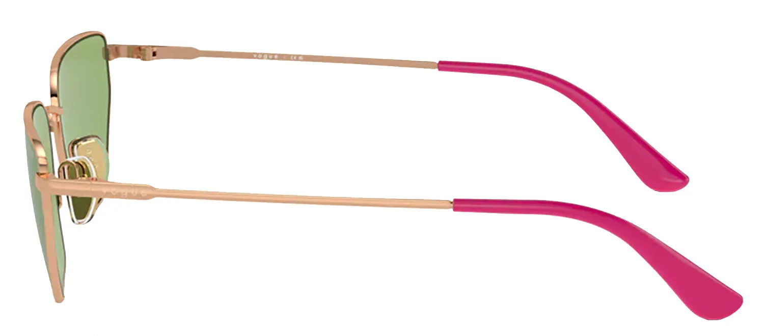 Vogue Eyewear VO 4316S 5152/2 Irregular Metal Gold Sunglasses with Green Lens sold by Gaffos product image thumbnail 3