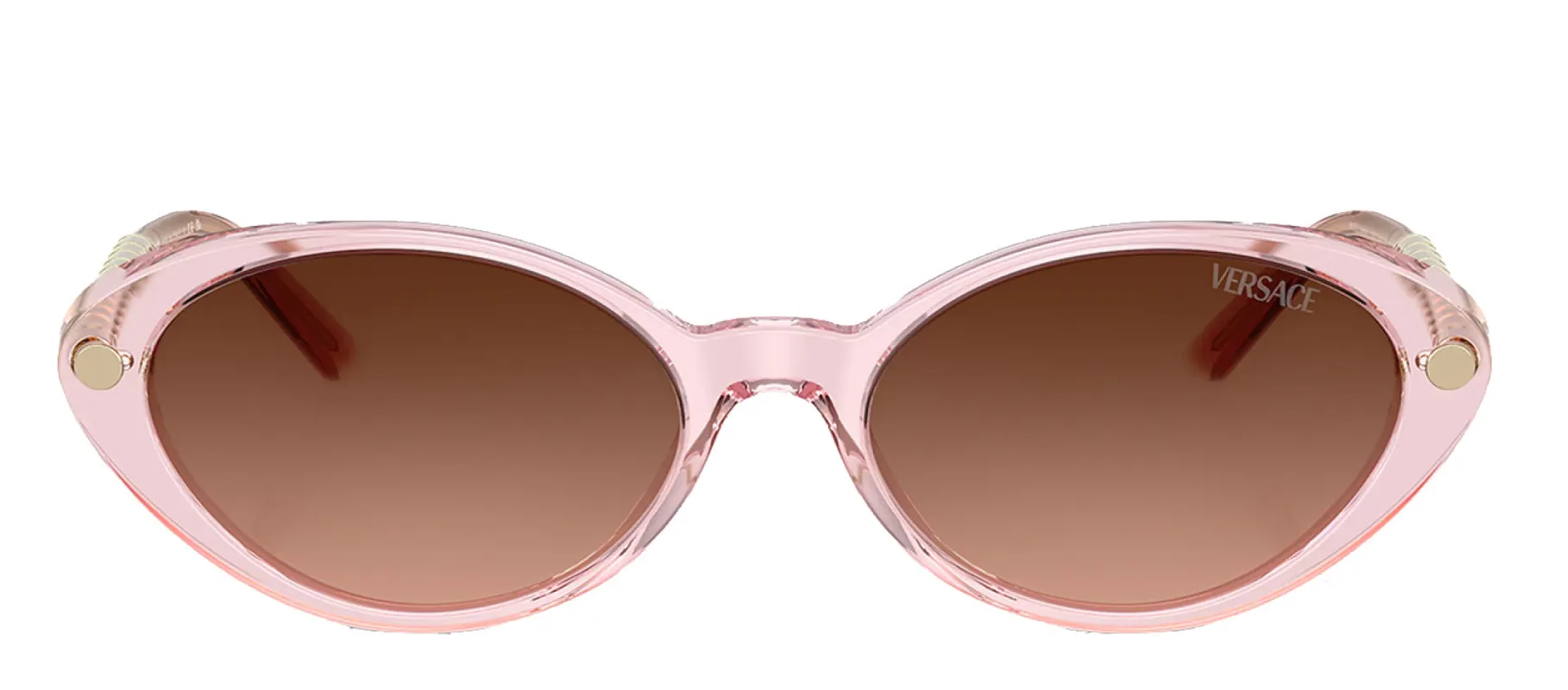Versace VE 4469 54725M Oval Plastic Pink Sunglasses with Pink Gradient Lens sold by Gaffos