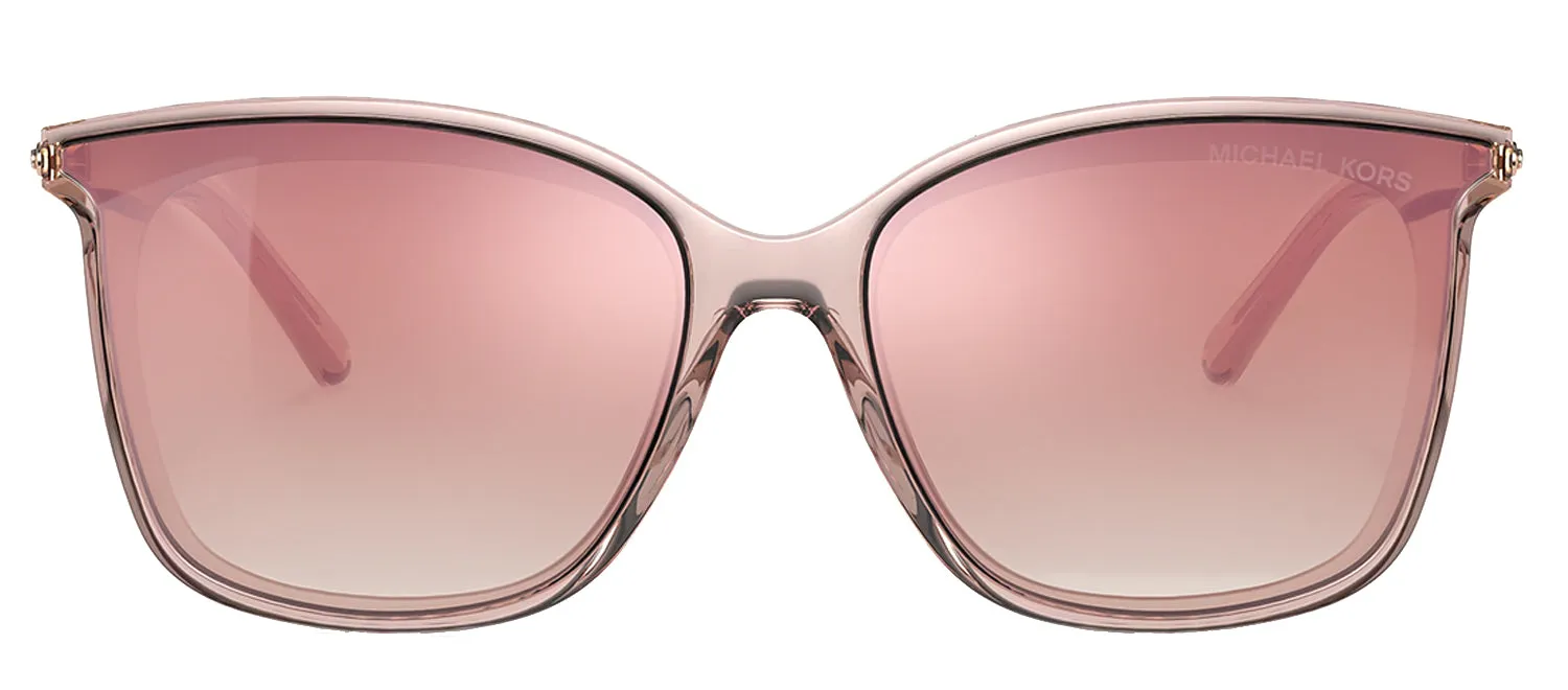 Michael Kors ZERMATT MK 2079U 31756F Square Metal Pink Sunglasses with Rose Mirror Lens sold by Gaffos
