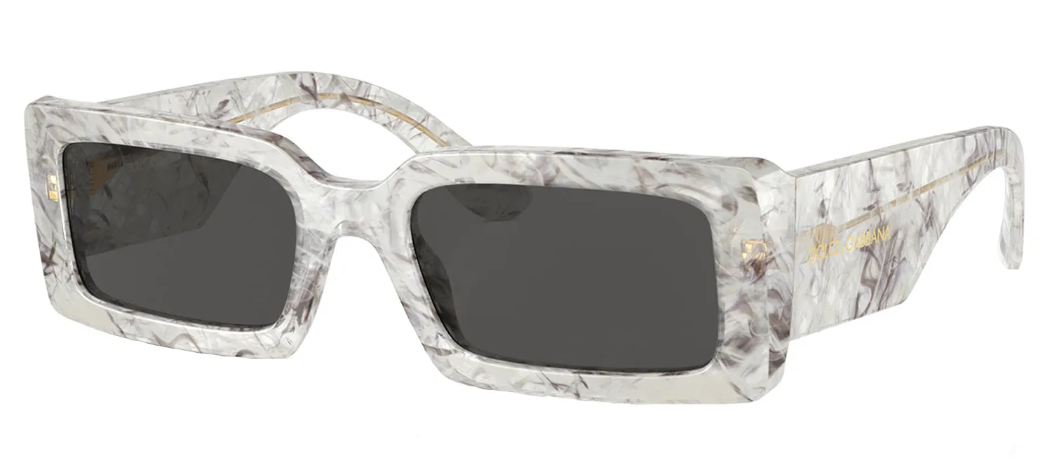 Dolce & Gabbana DG 4416 342887 Rectangle Acetate Gray Sunglasses with Dark Gray Standard Lens sold by Gaffos product image thumbnail 2