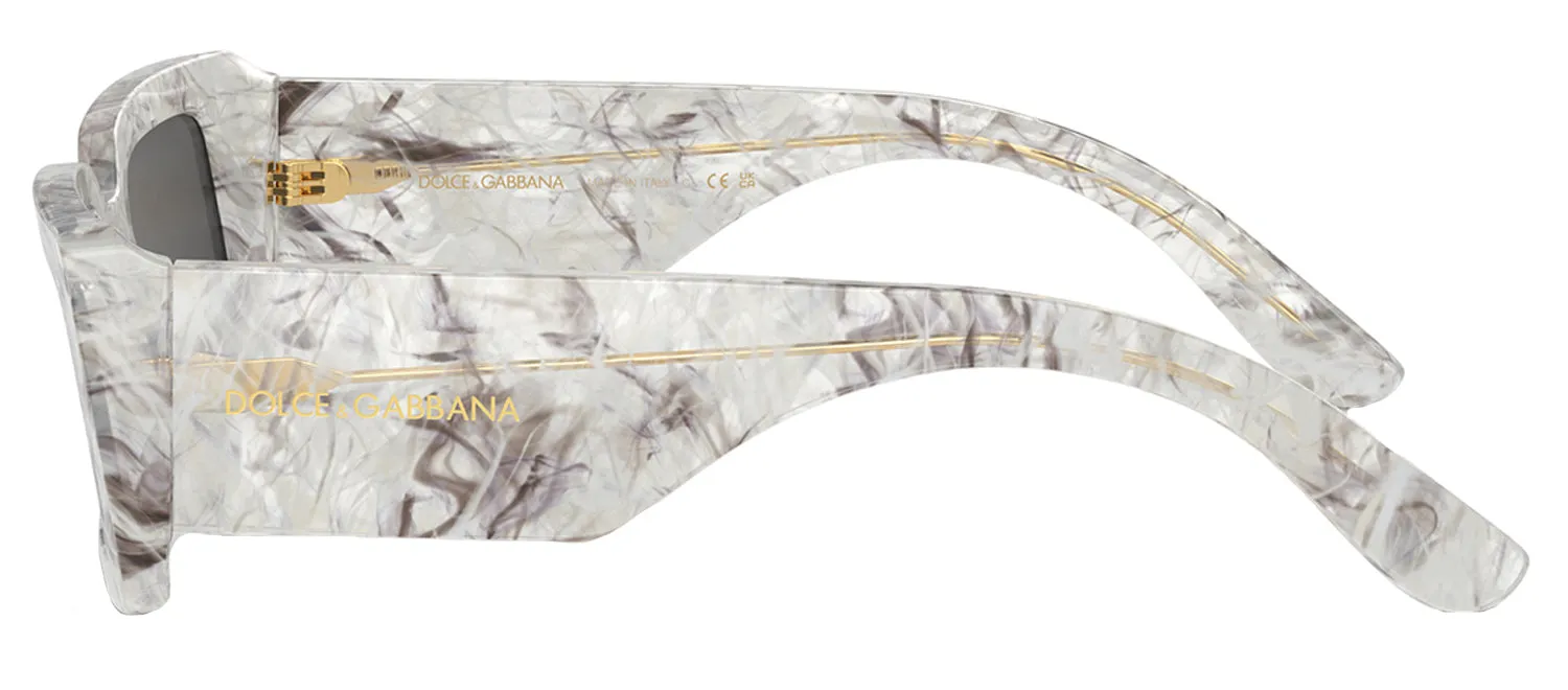 Dolce & Gabbana DG 4416 342887 Rectangle Acetate Gray Sunglasses with Dark Gray Standard Lens sold by Gaffos product image thumbnail 3