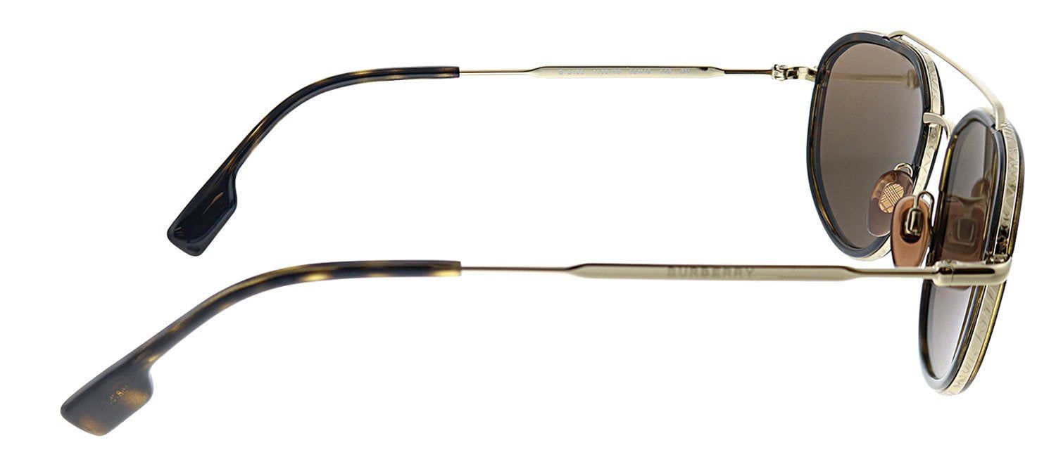 Burberry BE 3106 110973 Oval Metal Havana Sunglasses with Brown Lens sold by Gaffos product image thumbnail 3