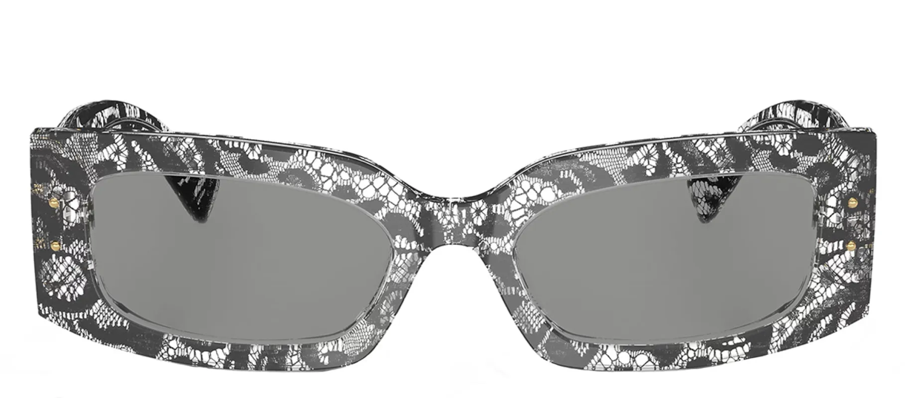 Dolce & Gabbana DG 4479 3287/1 Rectangle Plastic Black Sunglasses with Grey Lens sold by Gaffos