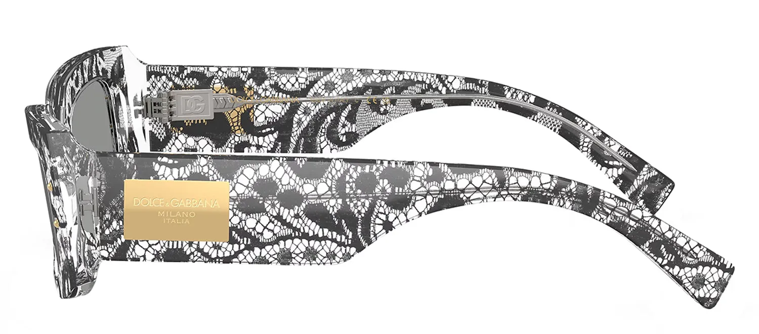 Dolce & Gabbana DG 4479 3287/1 Rectangle Plastic Black Sunglasses with Grey Lens sold by Gaffos product image thumbnail 3