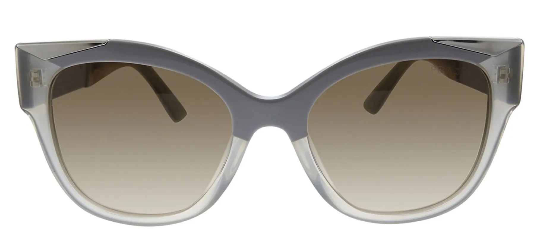Prada PR 02WS 04M3D0 Cat-Eye Plastic Brown Sunglasses with Brown Gradient Lens sold by Gaffos