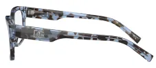Dolce & Gabbana DG 3352 3392 Rectangle Plastic Havana Eyeglasses with Logo Stamped Demo Lenses sold by Gaffos