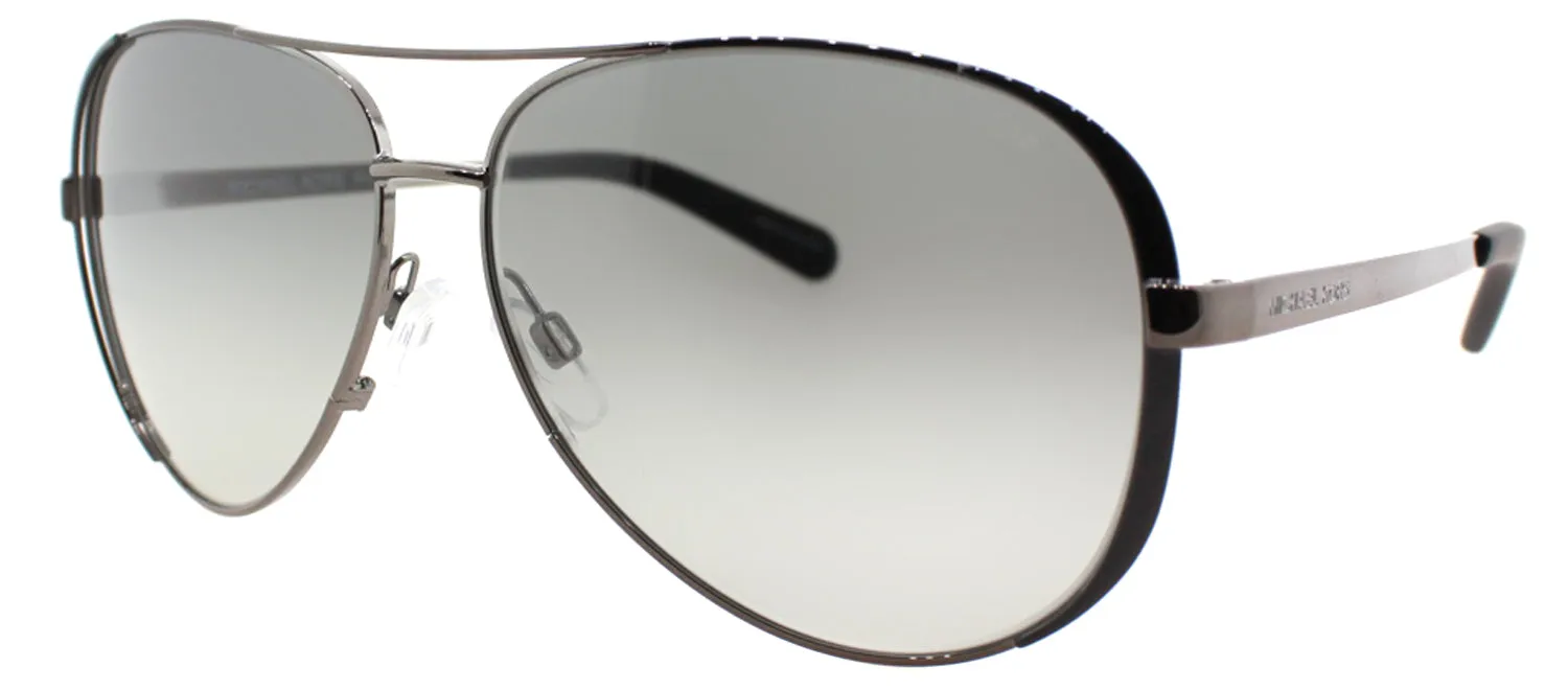 Michael Kors Chelsea MK 5004 101311 Aviator Metal Ruthenium/ Gunmetal Sunglasses with Grey Gradient Lens sold by Gaffos product image thumbnail 2