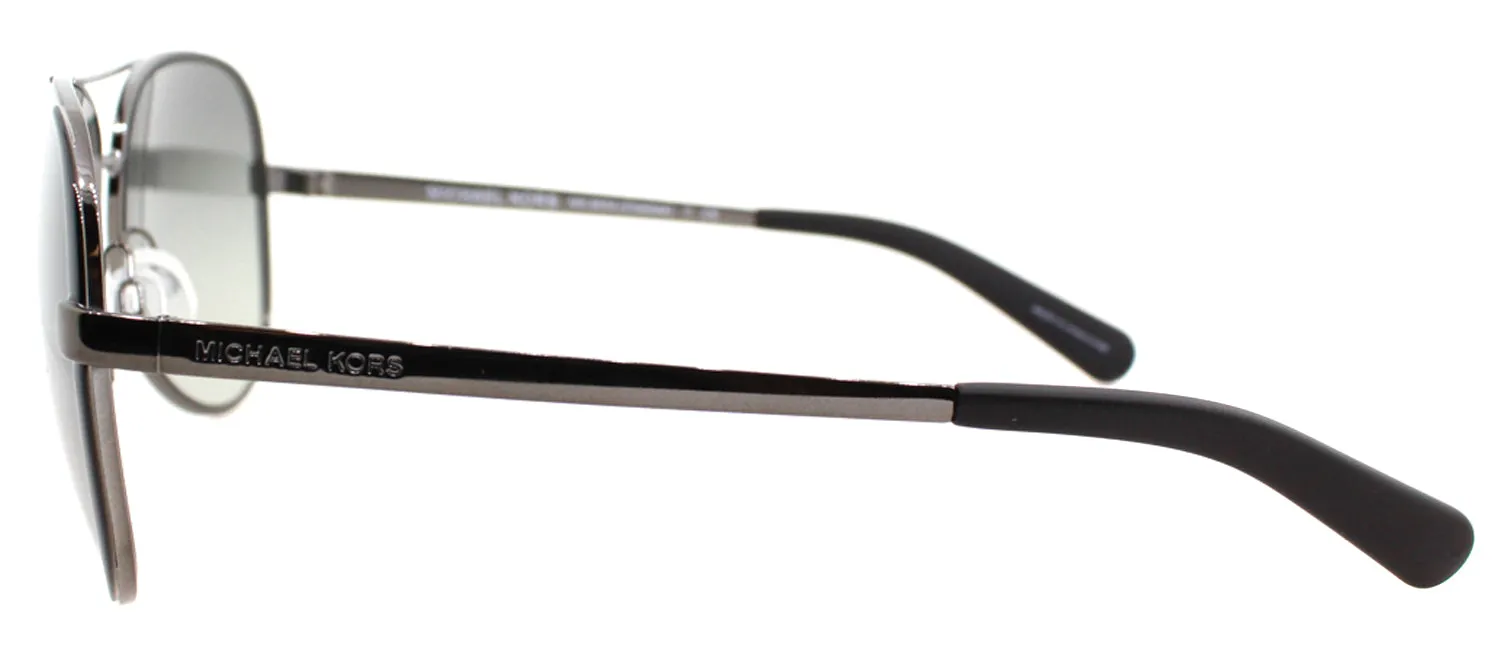 Michael Kors Chelsea MK 5004 101311 Aviator Metal Ruthenium/ Gunmetal Sunglasses with Grey Gradient Lens sold by Gaffos product image thumbnail 3
