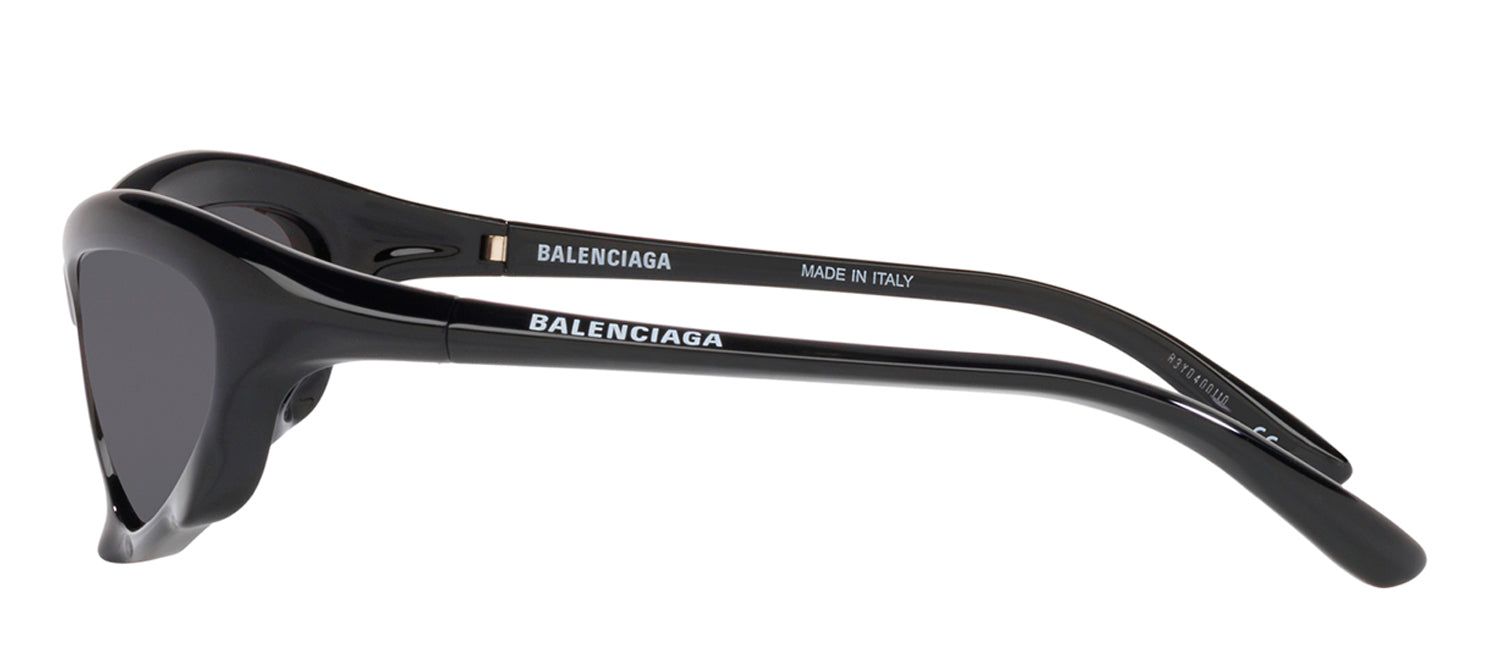 Balenciaga BB 0229S 001 Fashion Plastic Black Sunglasses with Grey Lens sold by Gaffos product image thumbnail 3