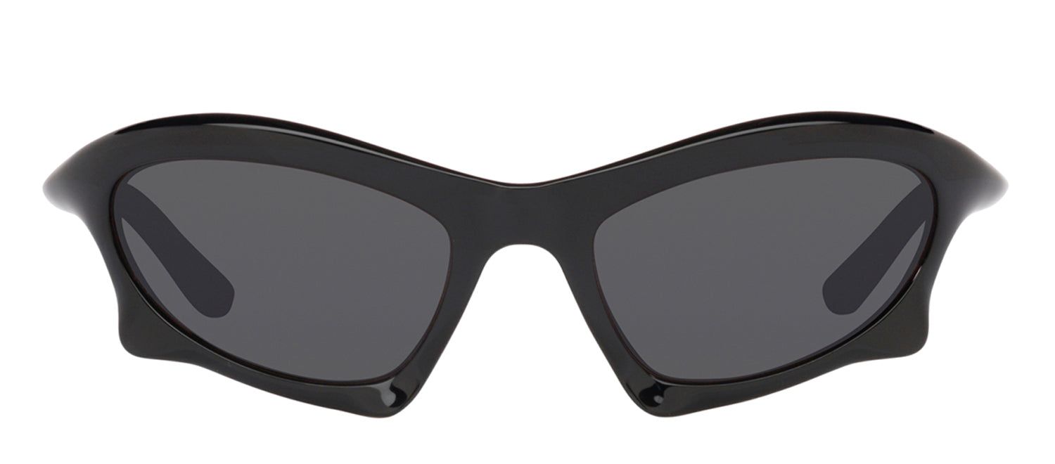 Balenciaga BB 0229S 001 Fashion Plastic Black Sunglasses with Grey Lens sold by Gaffos