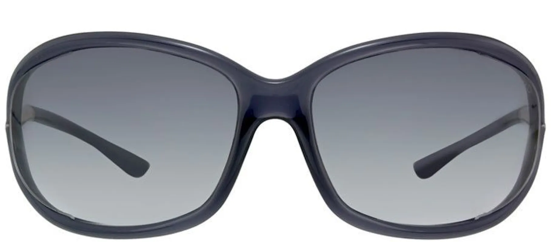 Tom Ford Jennifer TF 8 B5 Fashion Plastic Grey Sunglasses with Grey Gradient Lens made by Gaffos