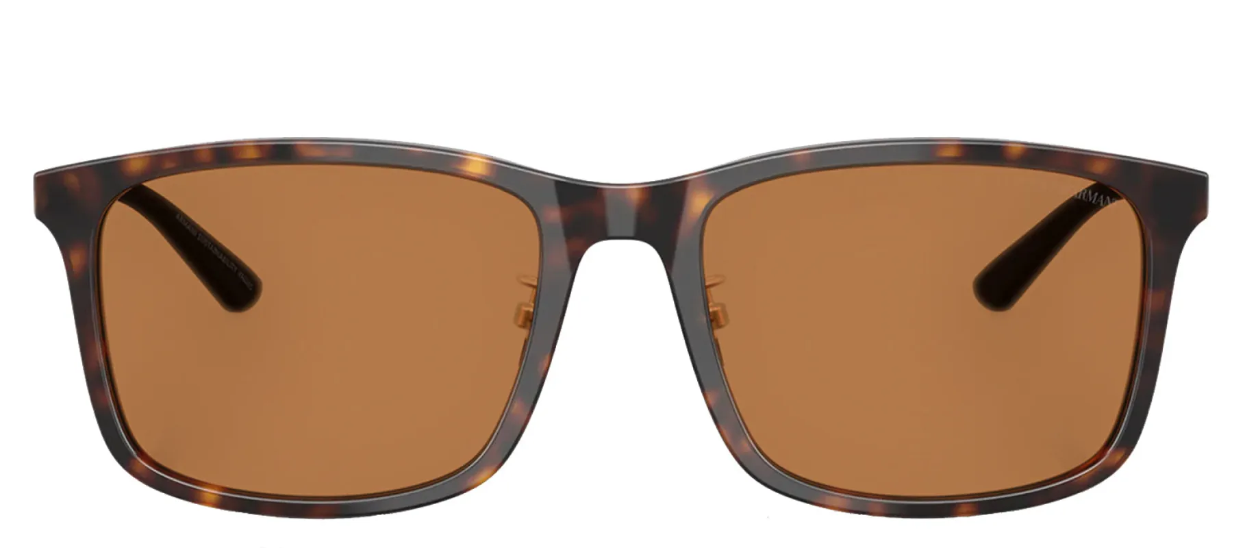 Emporio Armani EA 4241D 502673 Square Metal Havana Sunglasses with Brown Lens sold by Gaffos