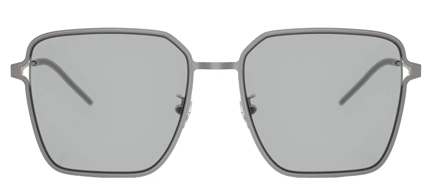 Emporio Armani EA 2159D 300387 Square Metal Gunmetal Sunglasses with Grey Lens sold by Gaffos
