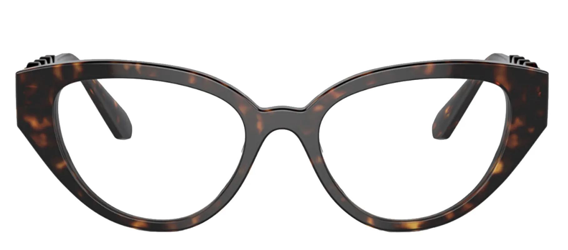 Swarovski SK 2024 1002 Irregular Plastic Havana Eyeglasses with Logo Stamped Demo Lenses sold by Gaffos