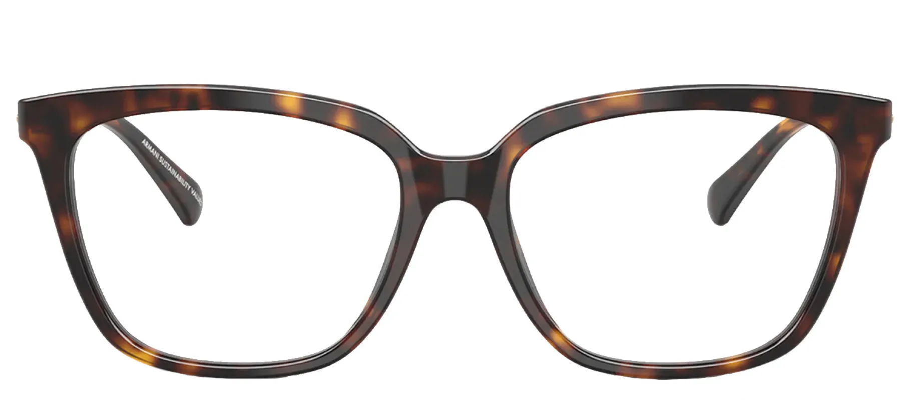 Emporio Armani EA 3248 5026 Cat-Eye Plastic Havana Eyeglasses with Logo Stamped Demo Lenses sold by Gaffos