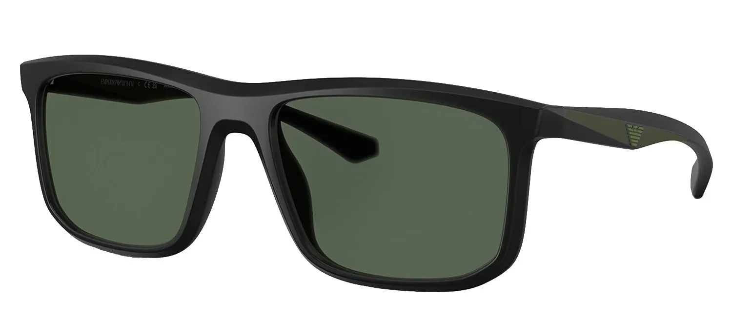 Emporio Armani EA 4234U 500171 Square Plastic Black Sunglasses with Green Lens sold by Gaffos product image thumbnail 2