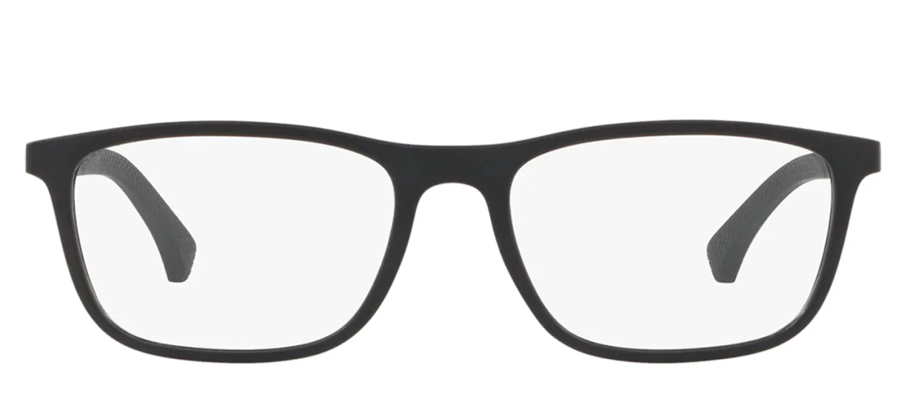 Emporio Armani EA 3069 5001 Rectangle Metal Black Eyeglasses with Logo Stamped Demo Lenses sold by Gaffos