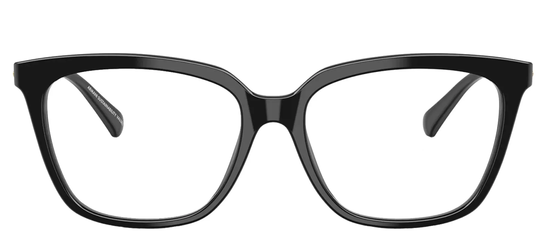 Emporio Armani EA 3248 5017 Cat-Eye Plastic Black Eyeglasses with Logo Stamped Demo Lenses sold by Gaffos