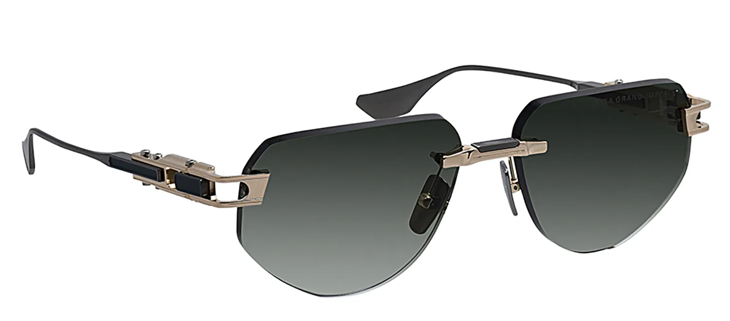 Dita GRAND-IMPERYN DT DTS164 A-02 Rimless Metal Gold Sunglasses with Green Gradient Lens sold by Gaffos product image thumbnail 2