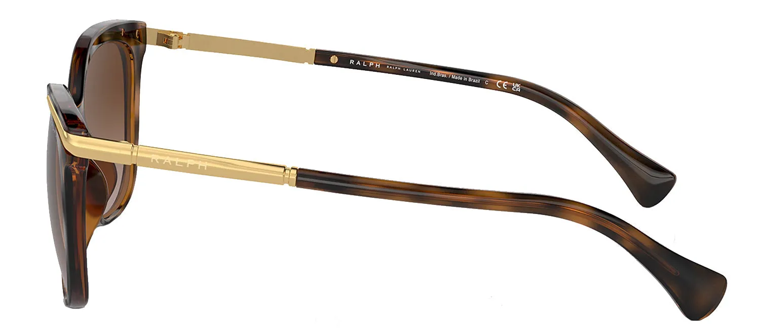 Ralph Lauren RA 5309U 614913 Square Plastic Havana Sunglasses with Brown Gradient Lens sold by Gaffos product image thumbnail 3