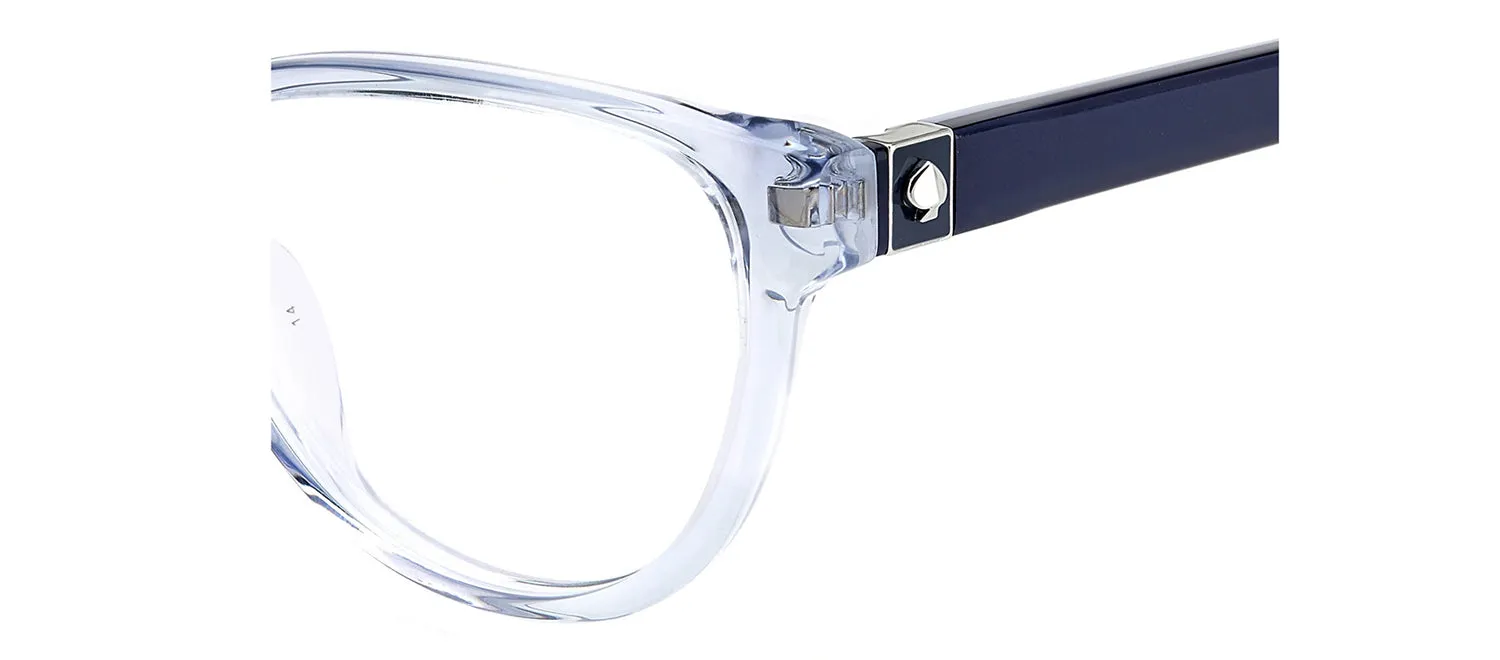 Kate Spade KS Tailynn PJP Cat-Eye Plastic Blue Eyeglasses with Logo Stamped Demo Lenses sold by Gaffos product image thumbnail 3