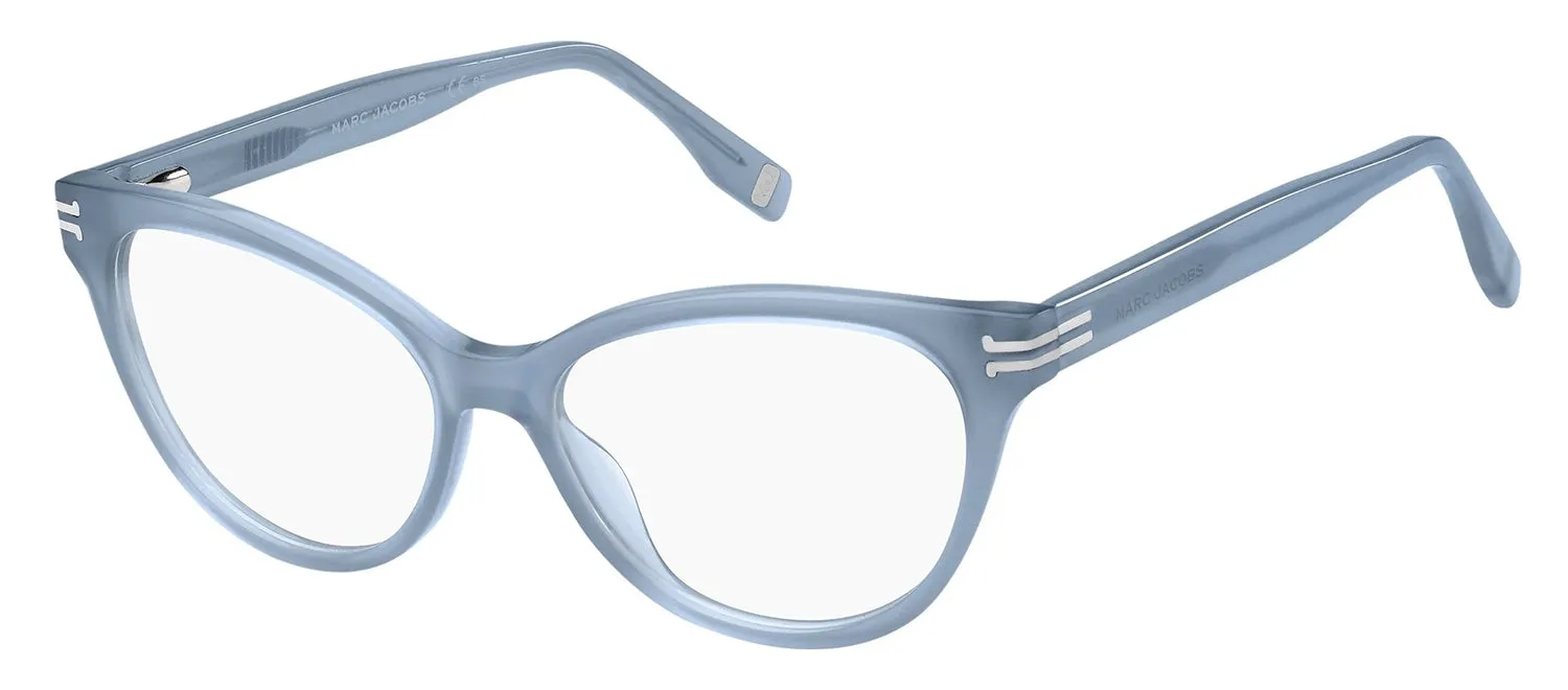 Marc Jacobs MJ 1060 MVU Cat-Eye Plastic Blue Eyeglasses with Logo Stamped Demo Lenses sold by Gaffos product image thumbnail 2