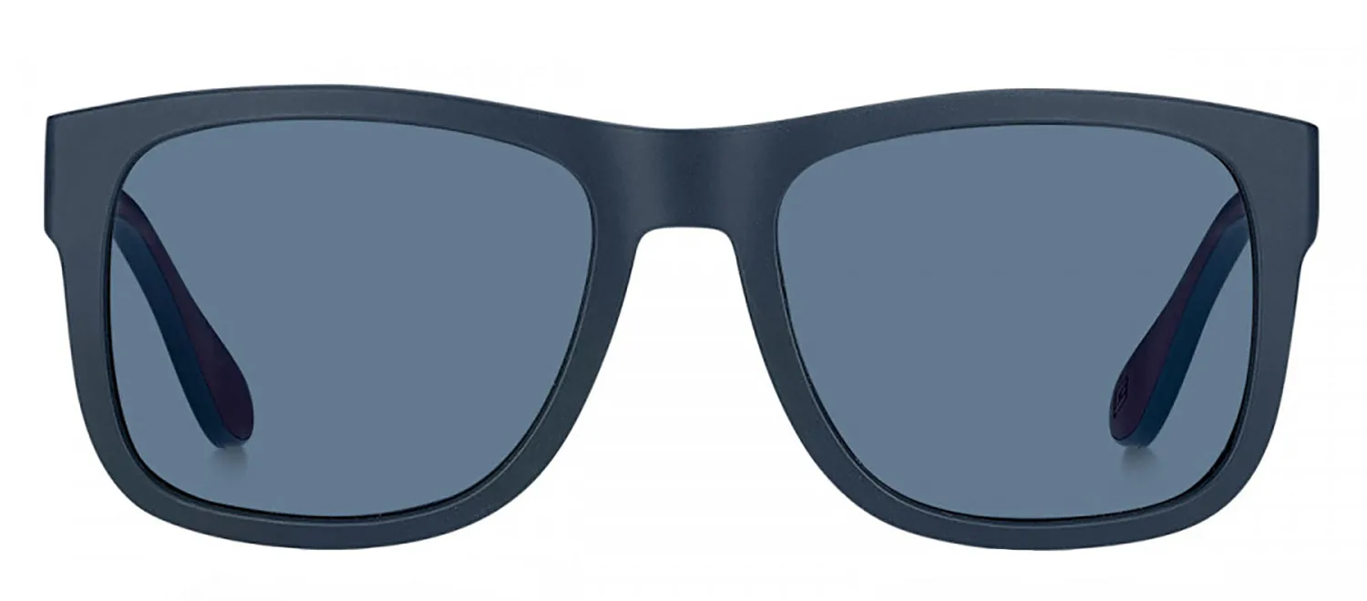 Tommy Hilfiger TH 1556/S 8RU_KU Rectangle Plastic Blue Sunglasses with Blue Lens sold by Gaffos