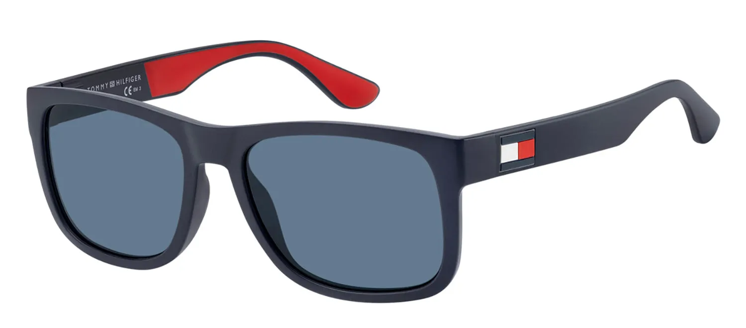 Tommy Hilfiger TH 1556/S 8RU_KU Rectangle Plastic Blue Sunglasses with Blue Lens sold by Gaffos product image thumbnail 2