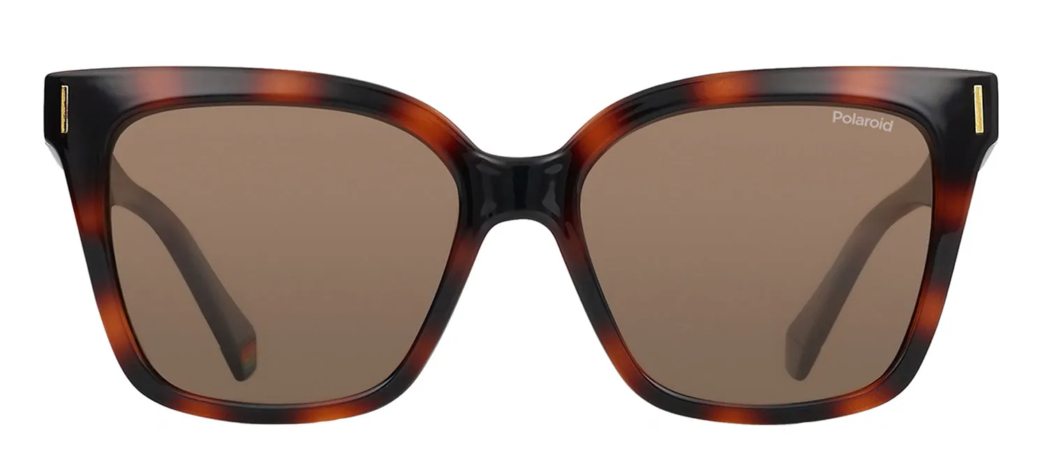 Polaroid PLD 6192/S 086_SP Cat-Eye Plastic Havana Sunglasses with Brown Polarized Lens sold by Gaffos