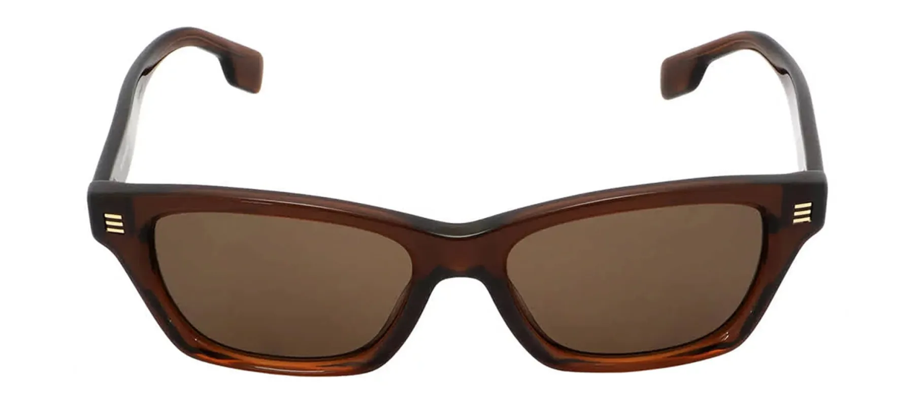 Burberry BE 4357 398673 Rectangle Plastic Brown Sunglasses with Brown Lens sold by Gaffos