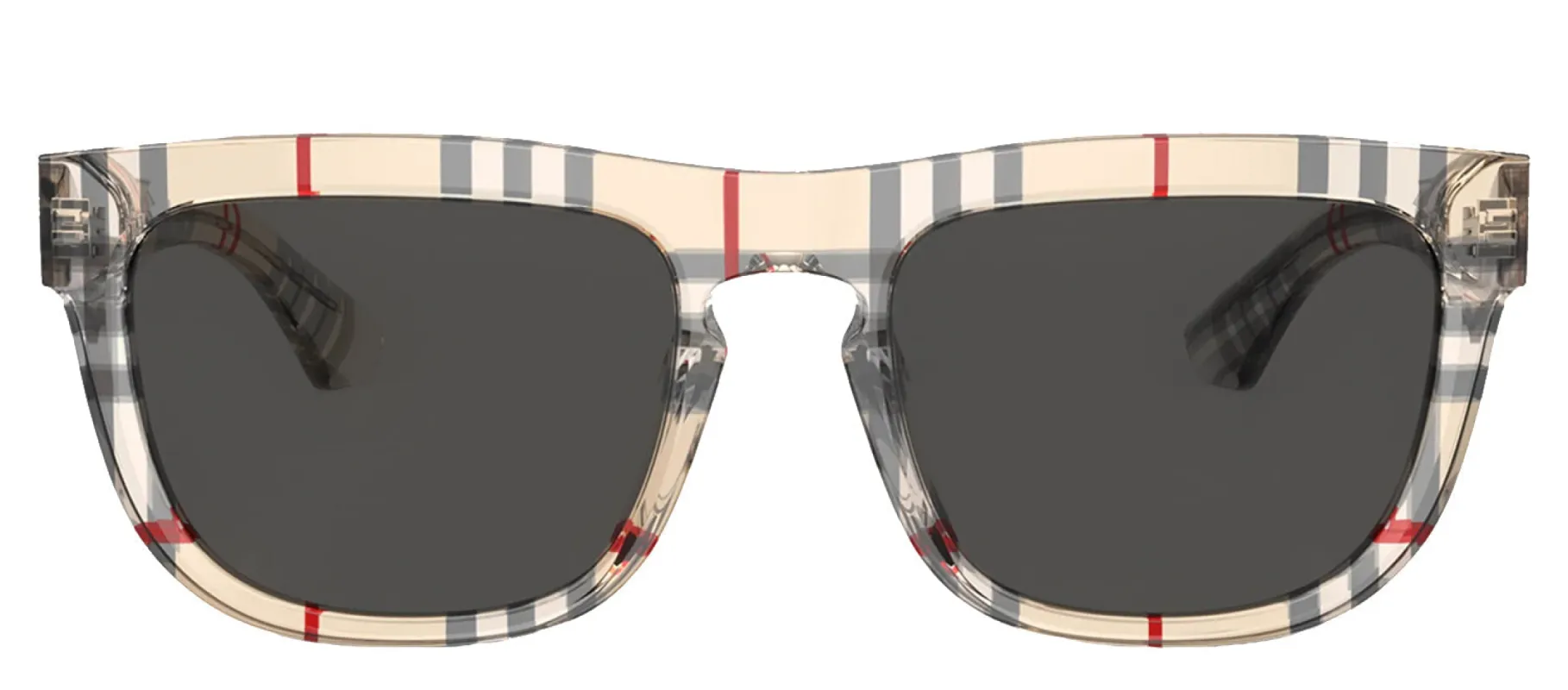 Burberry BE 4431U 412287 Square Plastic Multicolor Sunglasses with Grey Lens sold by Gaffos