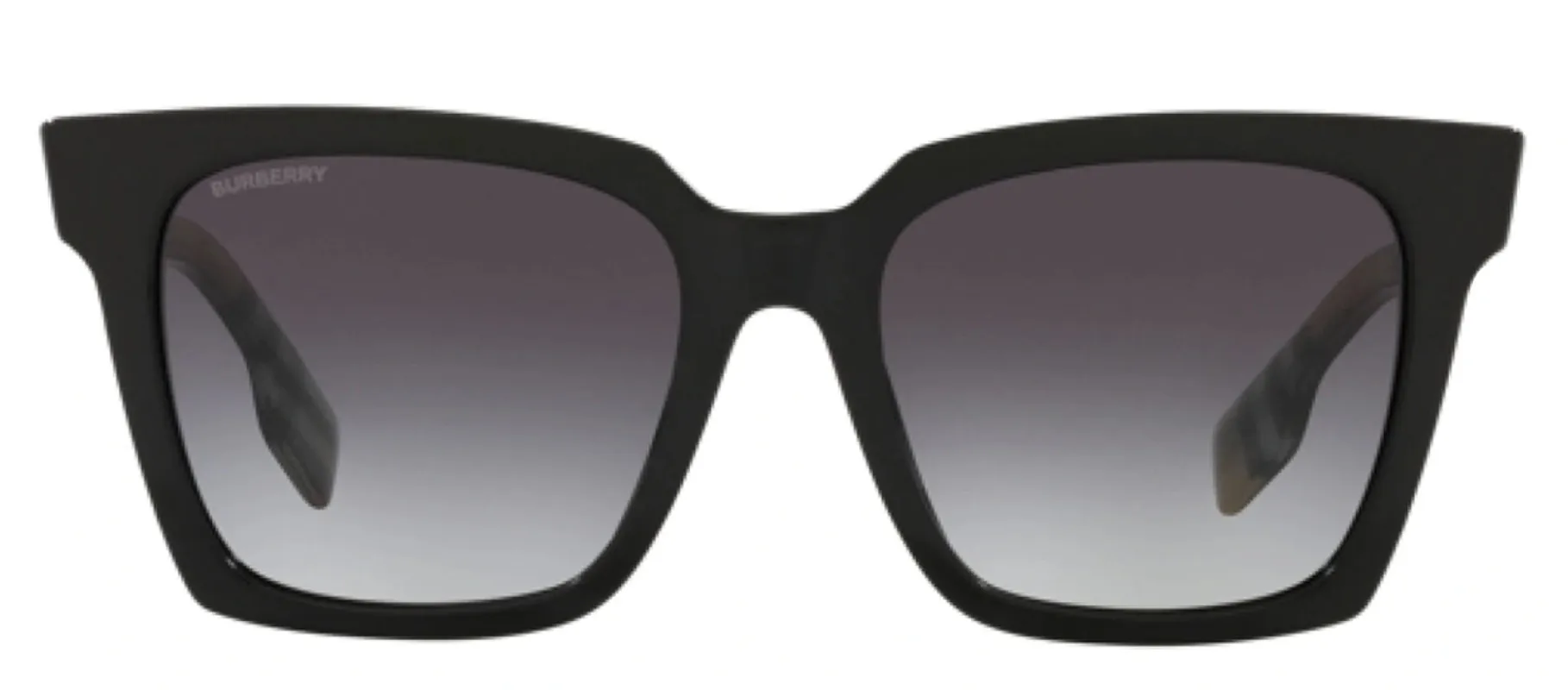 Burberry MAPLE BE 4335 39298G Square Plastic Black Sunglasses with Grey Gradient Lens sold by Gaffos