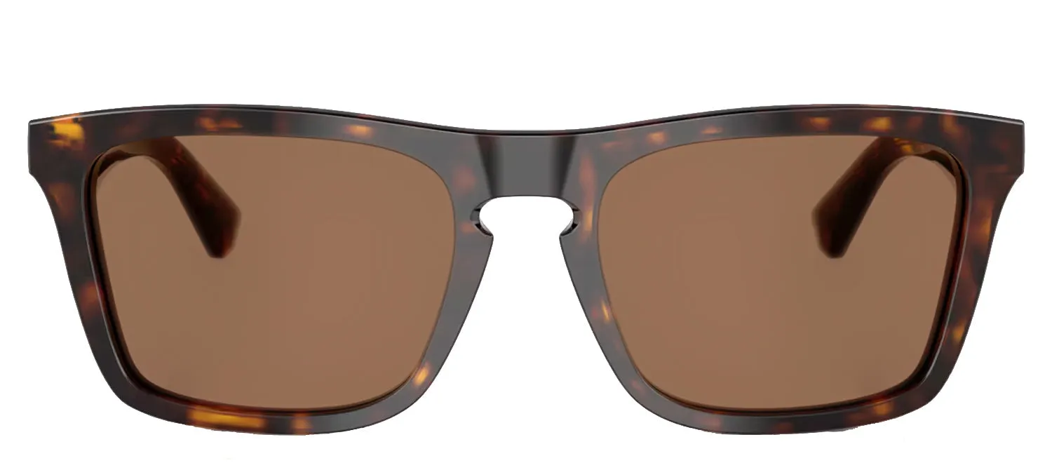 Burberry BE 4434 300273 Square Plastic Havana Sunglasses with Brown Lens sold by Gaffos