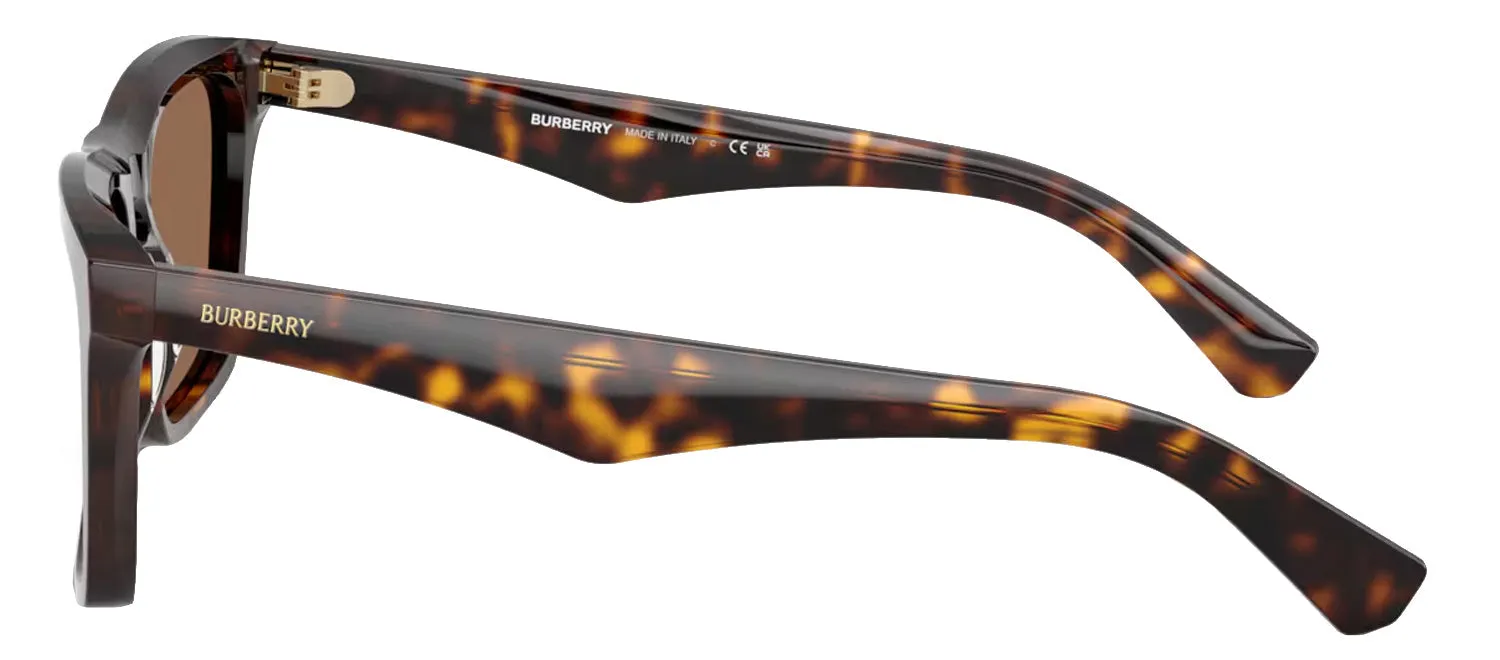 Burberry BE 4434 300273 Square Plastic Havana Sunglasses with Brown Lens sold by Gaffos product image thumbnail 3