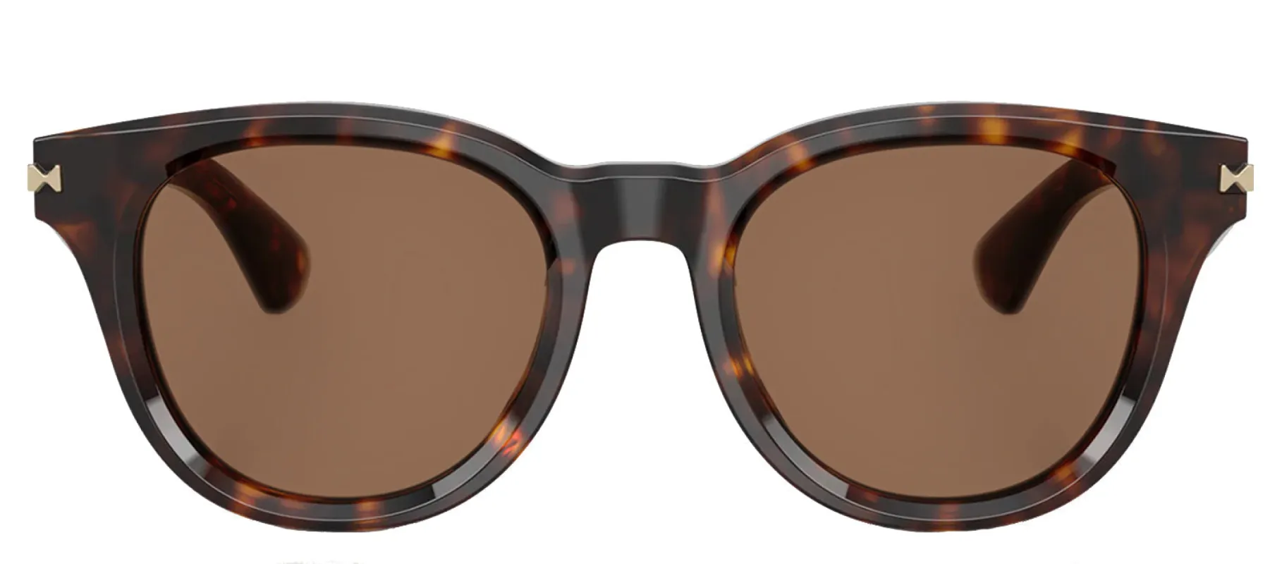 Burberry BE 4439 300273 Round Plastic Havana Sunglasses with Brown Lens sold by Gaffos