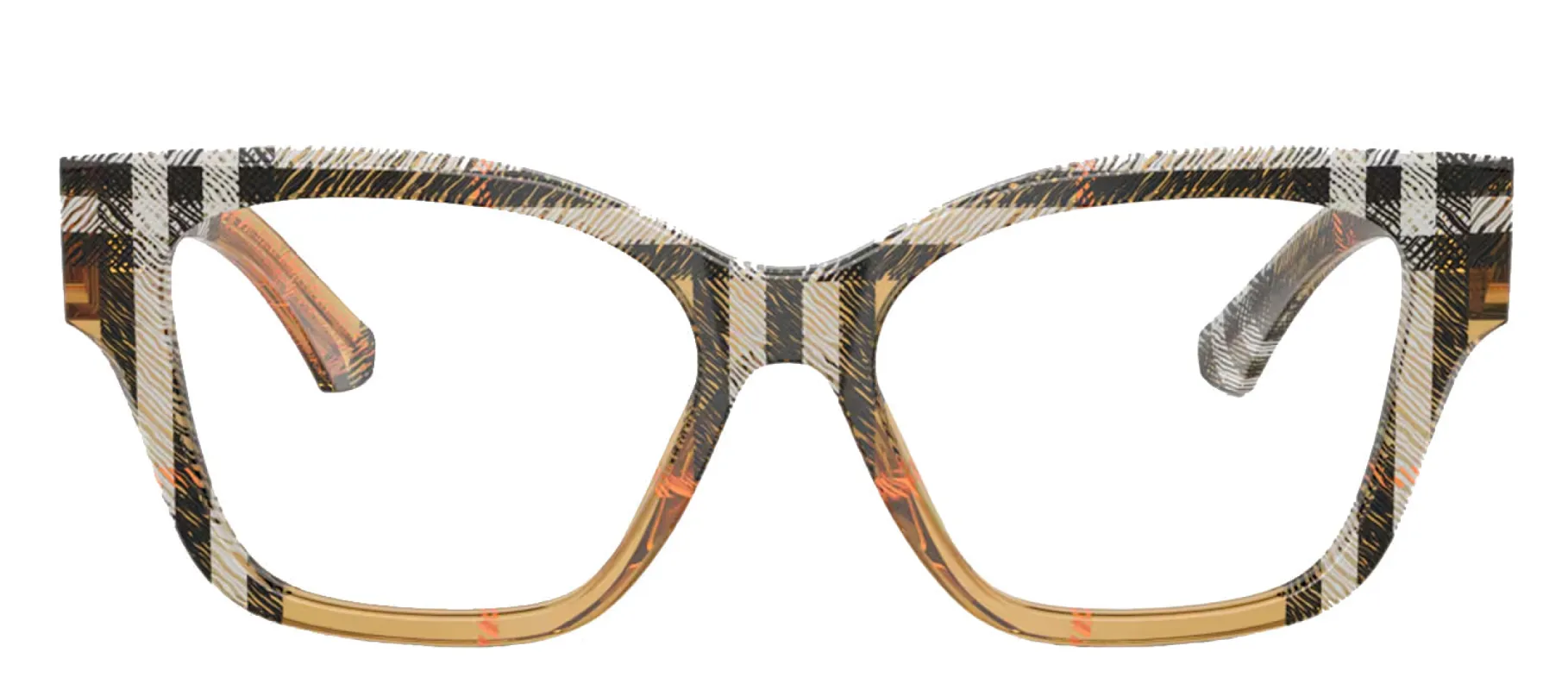 Burberry BE 2420 4146 Cat-Eye Plastic Multicolor Eyeglasses with Logo Stamped Demo Lenses sold by Gaffos