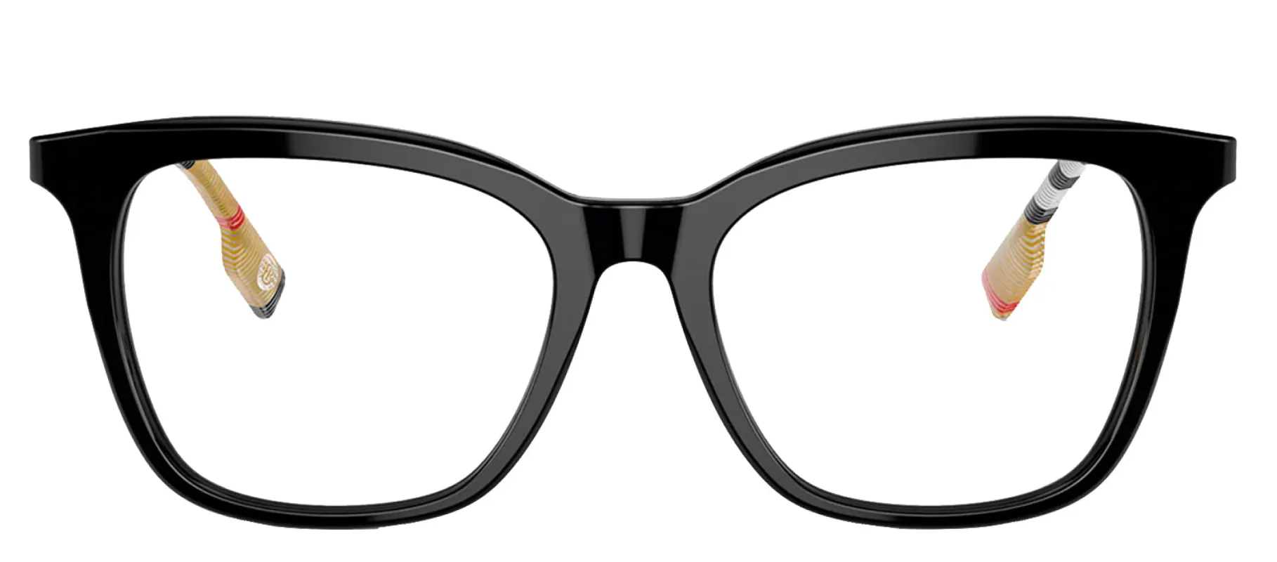 Burberry BE 2390 3853 Square Plastic Black Eyeglasses with Logo Stamped Demo Lenses sold by Gaffos