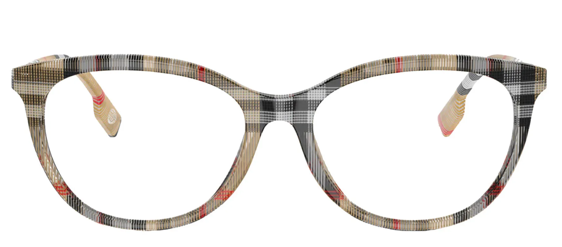 Burberry BE 2389 4087 Irregular Plastic Multicolor Eyeglasses with Logo Stamped Demo Lenses sold by Gaffos